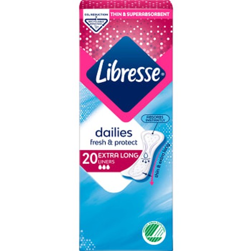 Trosskydd Daily Fresh Extra Long 20-p Libresse