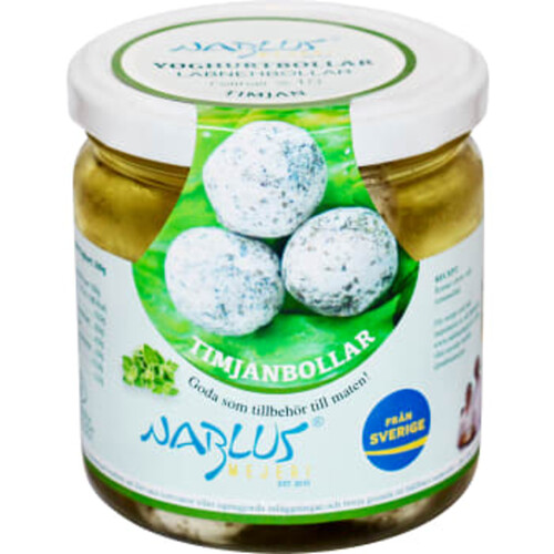 Yoghurtbollar Timjan 280g Nablus mejerier
