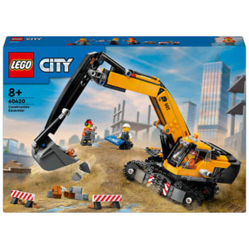 LEGO City Gul grävmaskin 60420