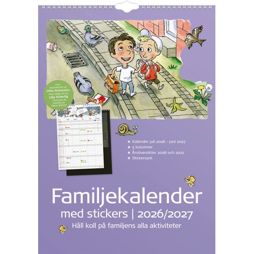 Familjekalender 26/27 Stickers