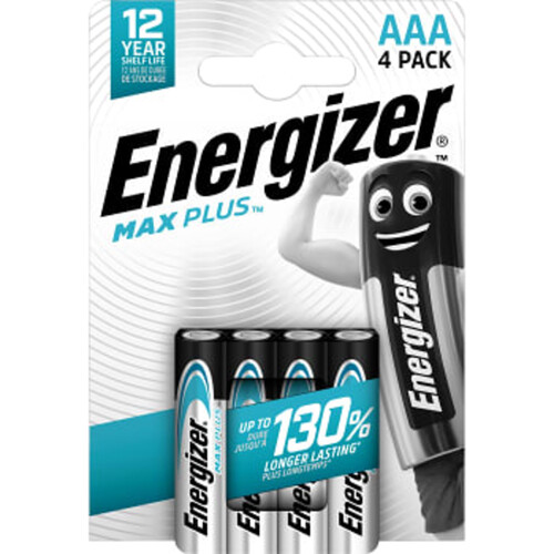 Batteri Max Plus AAA 4-pack Energizer