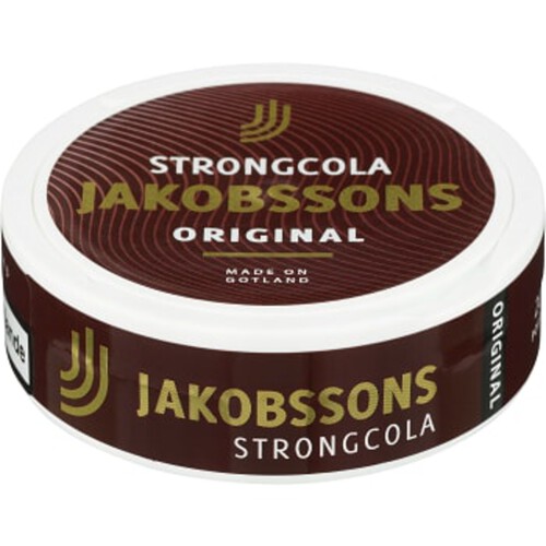 Vit Portionssnus Stark cola 20g Jakobssons