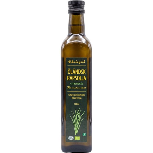 Rapsolja Citrongräs Eko 500ml KRAV Ekberg & Forsberg
