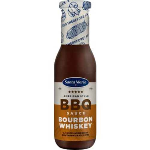 BBQ Sauce Bourbon 370g Santa Maria