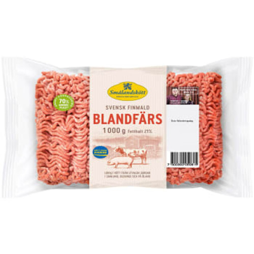 Blandfärs Färsk 50/50 1kg Smålandskött