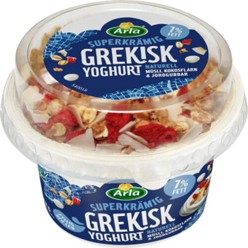 Grekisk Yoghurt med müsli 7% 188g Arla Ko®