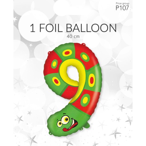 Folieb djur 9 40cm Happy Party
