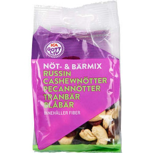 Nöt & bärmix 150g ICA Gott Liv