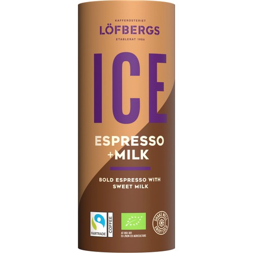 Iskaffe Ice Espresso & Mjölk Ekologisk 230ml Löfbergs