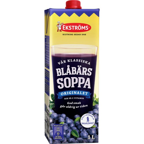 Blåbärssoppa Original 1l Ekströms