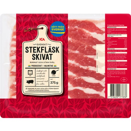 Stekfläsk Skivat 375g ICA