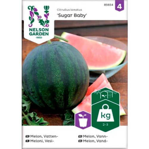 Melon Vatten Sugar Baby 1-p Nelson Garden