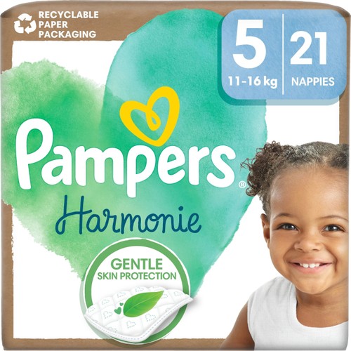 Blöjor Harmonie Strl 5 11+kg 21-p Pampers