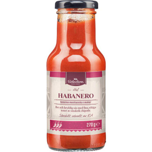 Hot Habanero Sauce 270g ICA Selection