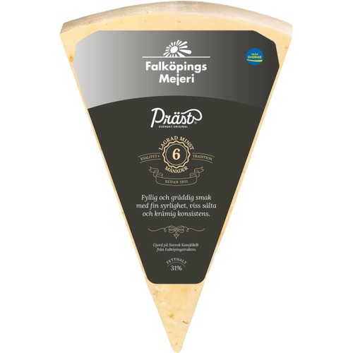 Prästost 31% 5-7 Mån ca 720g Falköpings Mejeri