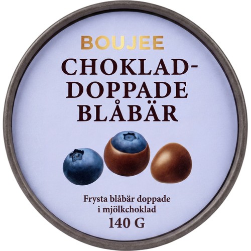 Blåbär Chokladdoppade Frysta 140g Boujee