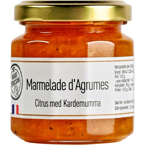 Marmelad Citrus & Kardemumma 125g Hugo Ericson Ost
