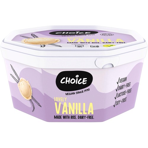 Glass Vanilj Vegansk 750ml Laktosfri Choice