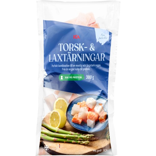 Torsk & laxtärningar Fryst 300g ICA