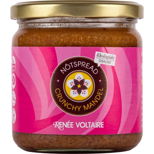 Nötspread Crunchy Mandel Eko 330g Renée Voltaire