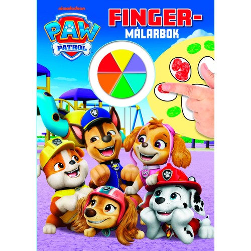Måla med fingerfärg - Paw Patrol