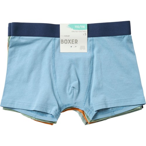 Boxer 5p enfärgad strl 110/116 mywear