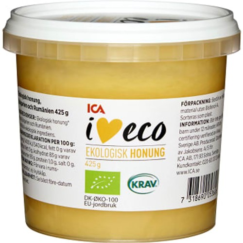 Honung 425g KRAV ICA I love eco