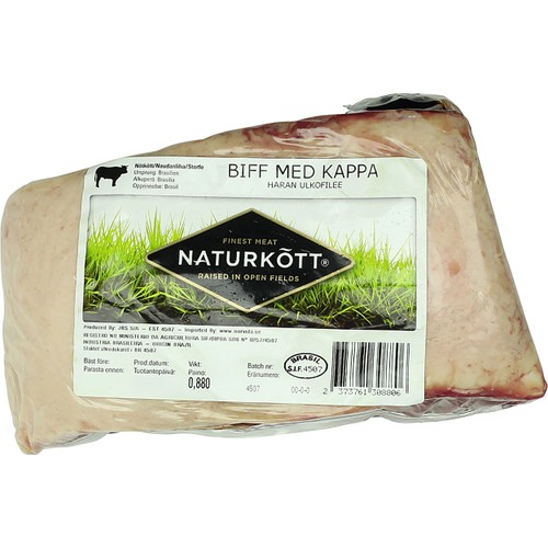 Biff Färsk i bit med kappa ca 800g Naturkött