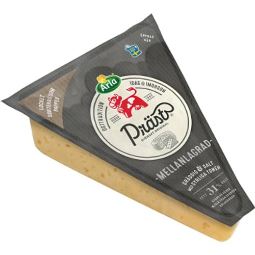 Präst mellan 31% ca 720g Arla