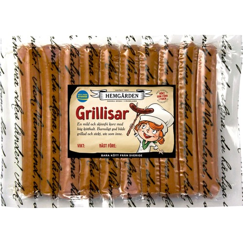 Grillkorv Grillisar 700g Hemgården