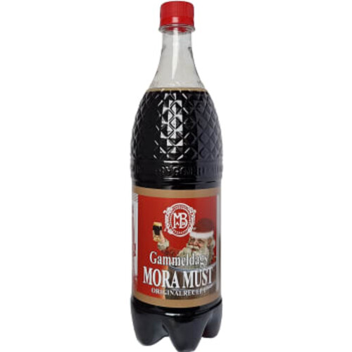 Kolsyrad läskedryck Gammeldags Mora Must Julmust 100cl Mora Bryggeri