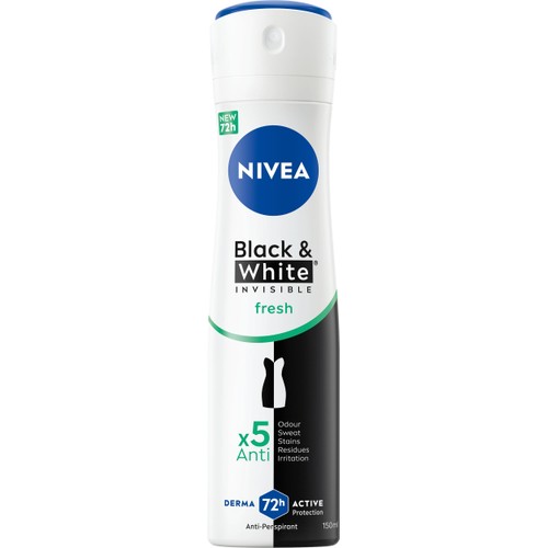 Deodorant Spray 72h Black & White 150ml Nivea
