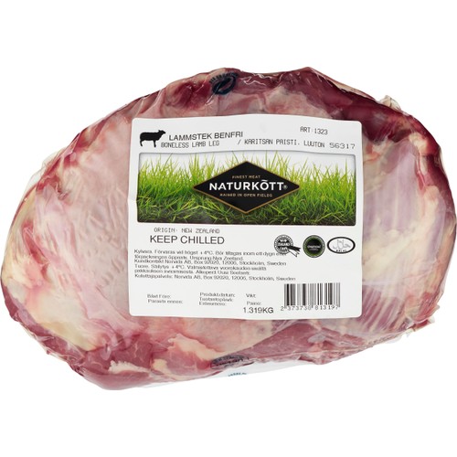 Lammstek Färsk benfri ca 1,2kg Naturkött