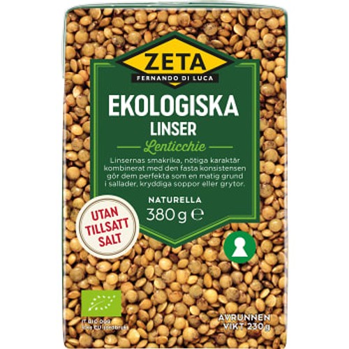 Linser Ekologisk 380g Zeta