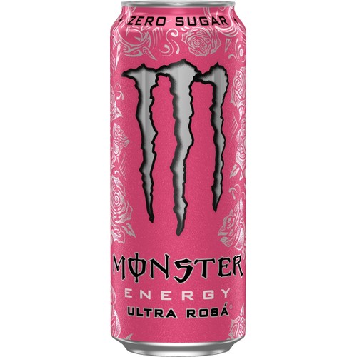 Energidryck Ultra Rosá Sockerfri 50cl Monster Energy