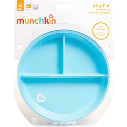 Tallrik sugpropp med 3 fack 1-p Munchkin