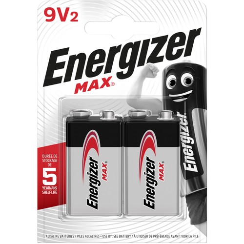 Batteri 9V 2-p Energizer Max