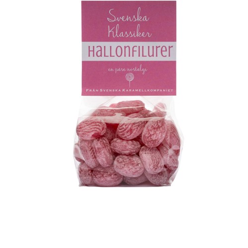 Karameller Hallonfilurer 200g Svenska Karamellkompaniet