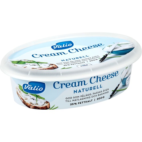 Cream cheese Naturell Laktosfri 200g Valio Eila