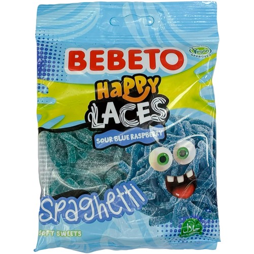 Godispåse Spaghetti Blue Raspberry 70g bebeto