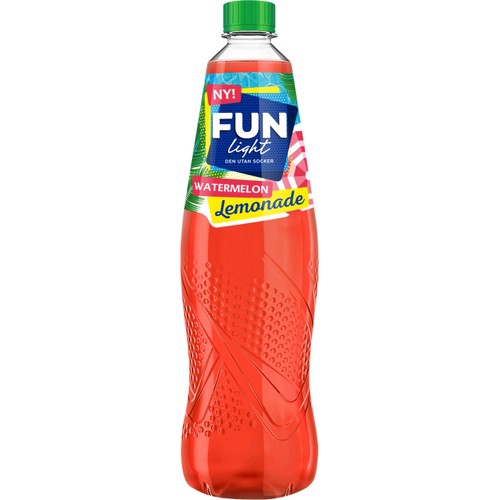 Lightdryck Watermelon Lemonade Sockerfri 1l Fun Light