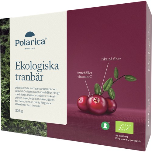 Tranbär Eko 225g Polarica