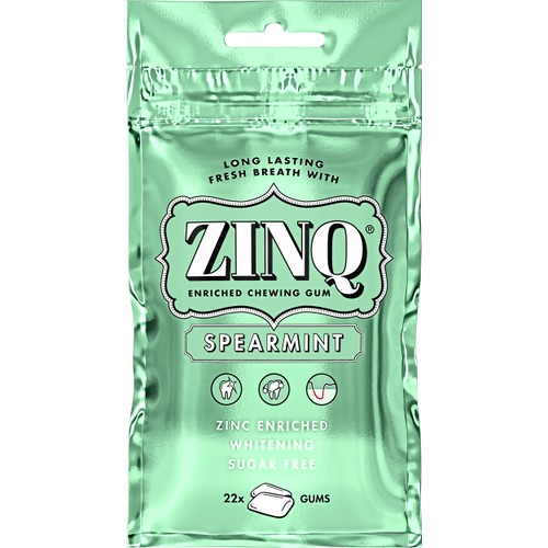 Tuggummi Spearmint 31,5g Zinq