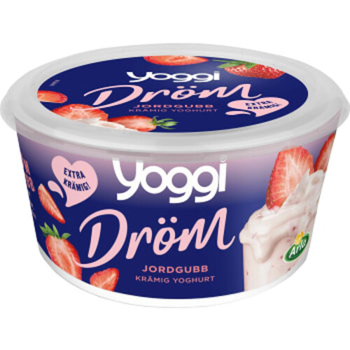 Yoghurt Dröm Jordgubb 6,6% 450g Yoggi®