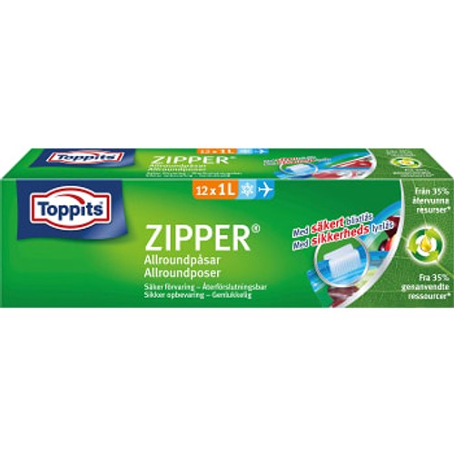 Zipper 1l 12st Toppits