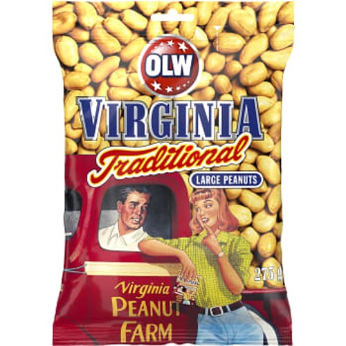 Virginia traditional Jordnötter 275g OLW