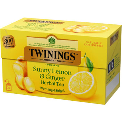 Te Lemon & Ginger Herbal 20p Twinings