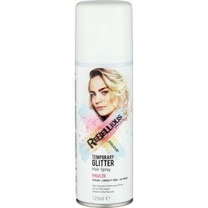Färgspray Temporary Glitter Multi 125ml Rebellious