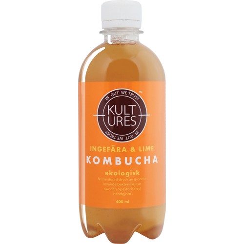 Kombucha Ingefära & Lime Eko 400ml Superfruit