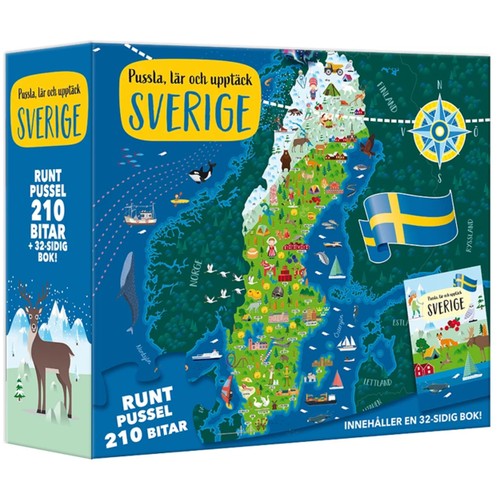 Pussla, lär och upptäck Sverige
